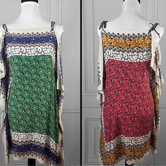 Forever 21 Dresses & Skirts - Forever 21 free style print dress with braid ties